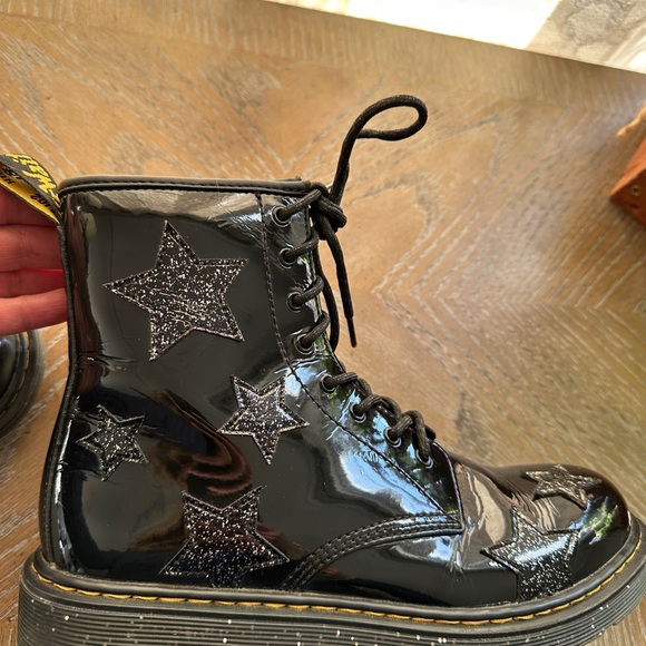 Dr. Martens 1460 Glitter Star Boots - Picture 3 of 11